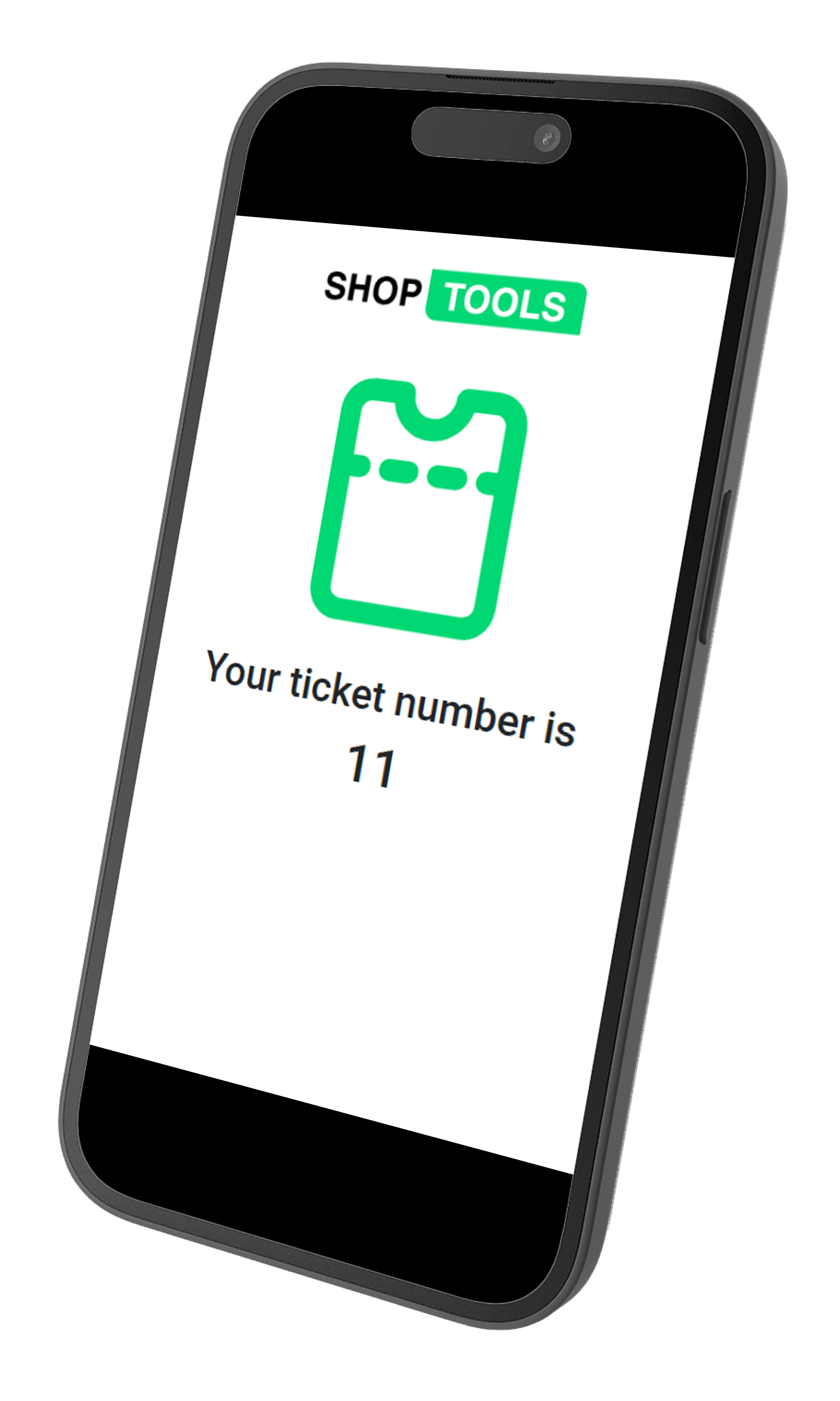 Shop Tools Ticket Number