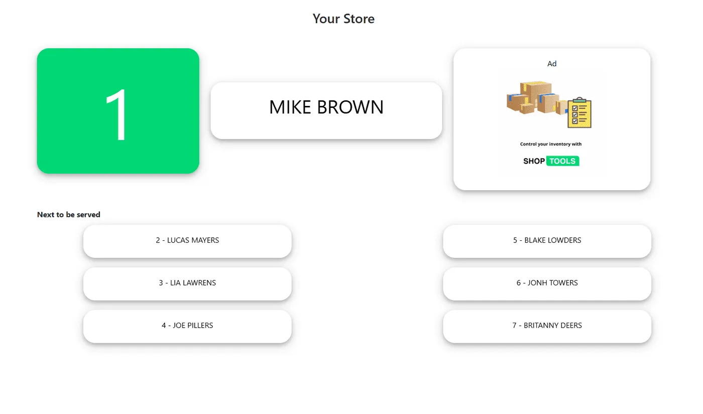 Shop Tools Dashboard